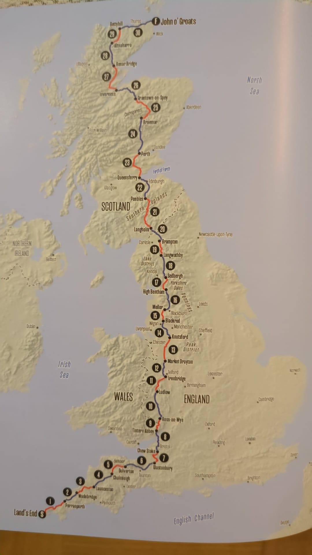 LEJOG Itinerary